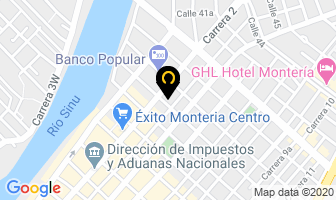 Mapa de Taller Los Coches en Montería