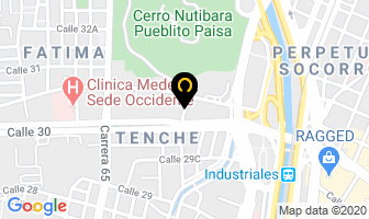 Mapa de Taller Los Romero en Medellín