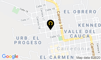 Mapa de Taller Luis Nevera en Caicedonia