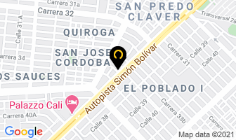 Mapa de Taller Maza Autos en Cali