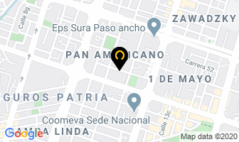 Mapa de Taller Mecanos 70 en Cali