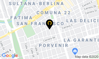 Mapa de Taller Metalmecánica en Cali