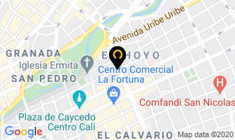 Mapa de Taller Motortek en Cali