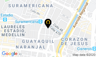 Mapa de Taller multifuncional en Medellín