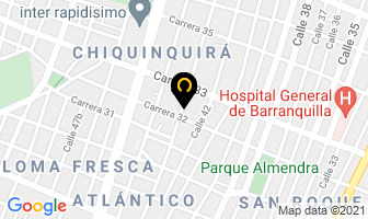 Mapa de Taller Osorio en Barranquilla