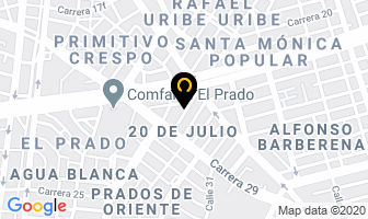 Mapa de Taller Rivera en Cali