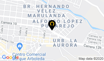 Mapa de Taller Rodo Autos en Pereira
