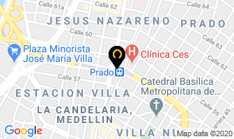 Mapa de Taller Servites en Medellín
