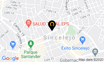 Mapa de Taller Y Almacén Electroflórez en Sincelejo