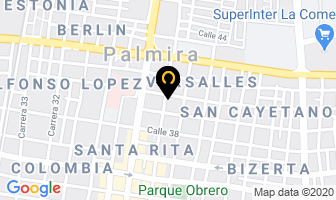 Mapa de Talleres Ramírez Ltda. en Palmira