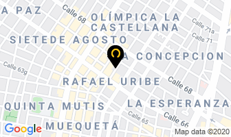 Mapa de Talleres Thunderbird en Bogotá D.C