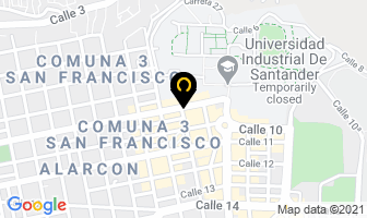 Mapa de T&t Courrier en Bucaramanga