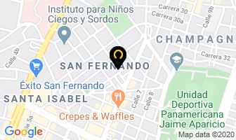 Mapa de Tango Vivo & Salsa Viva en Cali