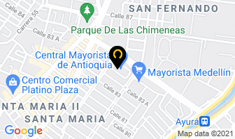 Mapa de Tanques Del Nordeste S.a en Itaguí