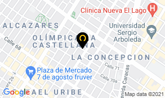 Mapa de Tapas Plasticas Y Metalicas en Bogotá D.C
