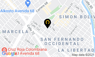 Mapa de Tapicería Alexánder en Bogotá D.C