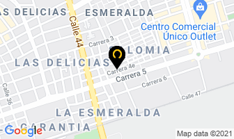 Mapa de Tapicería Andina en Cali