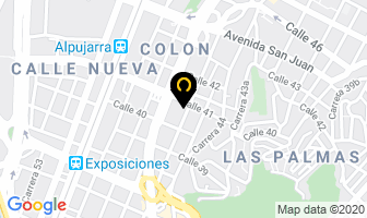 Mapa de Tapicería Autocoches en Medellín