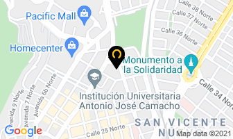 Mapa de Tapicería Automotriz Cali en Cali