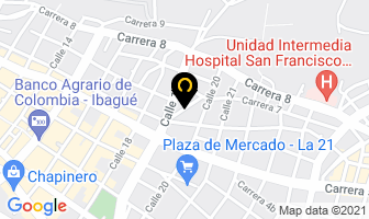 Mapa de Tapicería Ibagué en Ibagué
