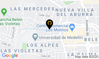 Mapa de Tapicería La 84 en Medellín