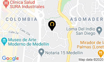 Mapa de Tapiceria Leo en Medellín