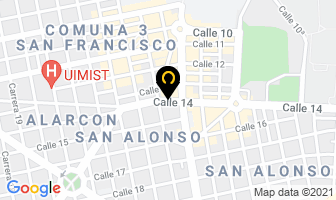 Mapa de Tapicería Sam en Bucaramanga