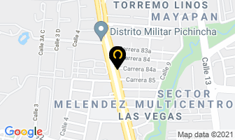 Mapa de Tapicería Torres en Cali