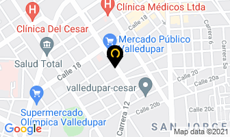 Mapa de Tapicería Valledupar en Valledupar