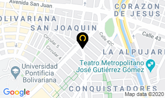 Mapa de Tapizados Con Estilo en Medellín