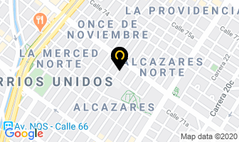 Mapa de Tapizados Mat en Bogotá D.C