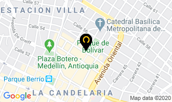 Mapa de Tapizados Melfander en Medellín