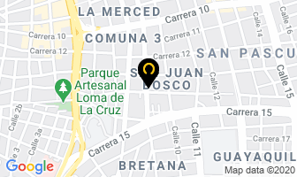 Mapa de Tapizam en Cali