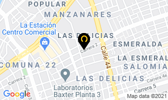 Mapa de Tapizar en Cali