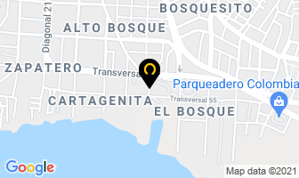 Mapa de Tardiesel S.a.s. en Cartagena