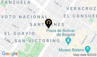 Mapa de Tarjetas Angelitos en Bogotá D.C