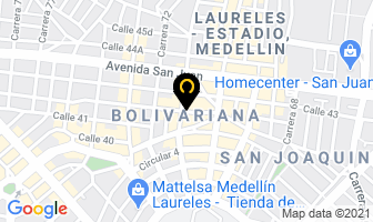Mapa de Tartan Proteccion en Medellín