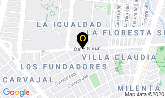 Mapa de Tatas Pizza en Bogotá D.C