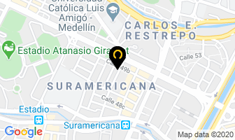 Mapa de Tatawo Studio en Medellín