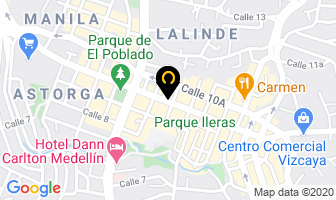 Mapa de Tatoo Alex Body Piercing en Medellín