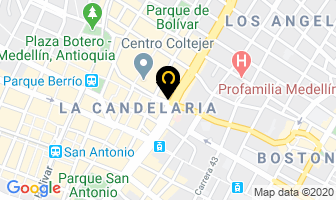 Mapa de Tattoo X en Medellín