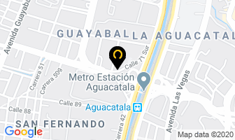 Mapa de Tax Elite en Medellín