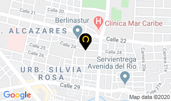 Mapa de Taxi Express Ltda. en Santa Marta
