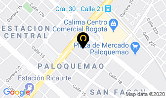 Mapa de Taxi Perla en Bogotá D.C