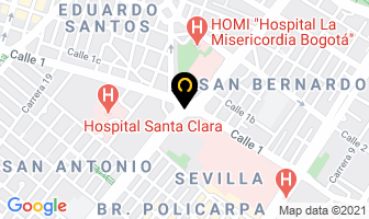 Mapa de Taxis T.d.c. en Bogotá D.C