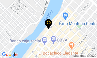 Mapa de Tcc S.a en Montería