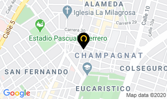 Mapa de Tcc S.a. en Cali