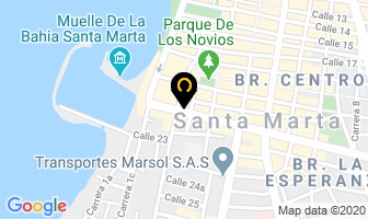 Mapa de Tcc S.a en Santa Marta