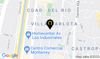 Mapa de Te Instalamos Ltda en Medellín
