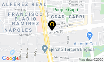 Mapa de Te Protegemos en Cali